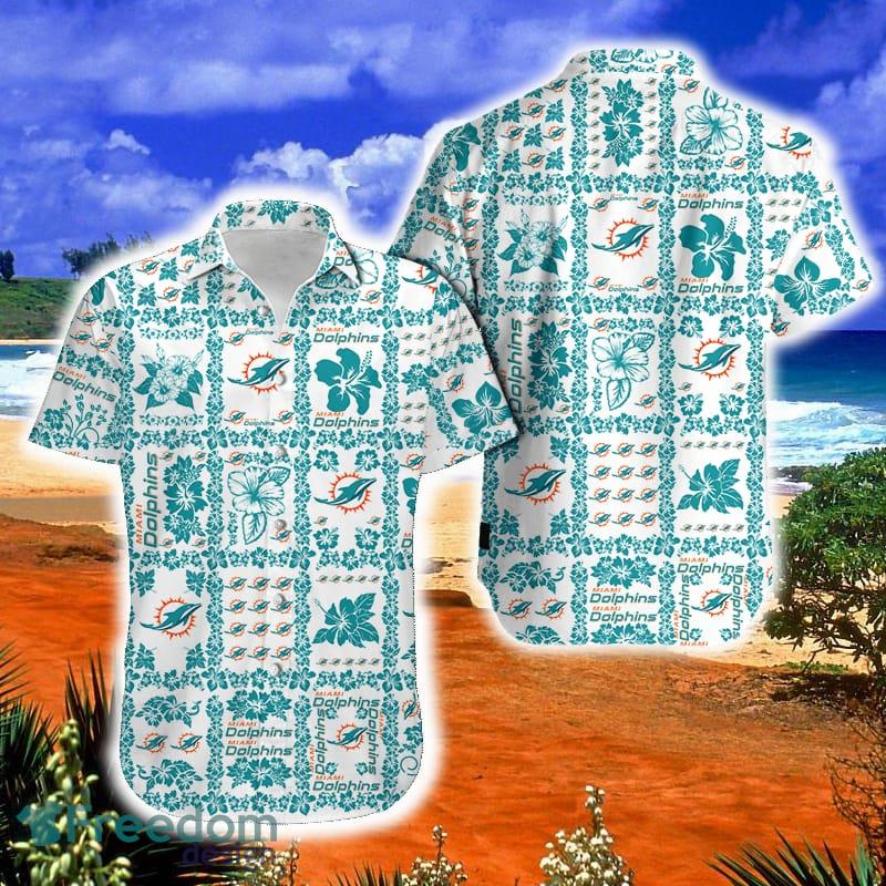 Miami Dolphins Hawaiian Shirt For Grandparent 2021