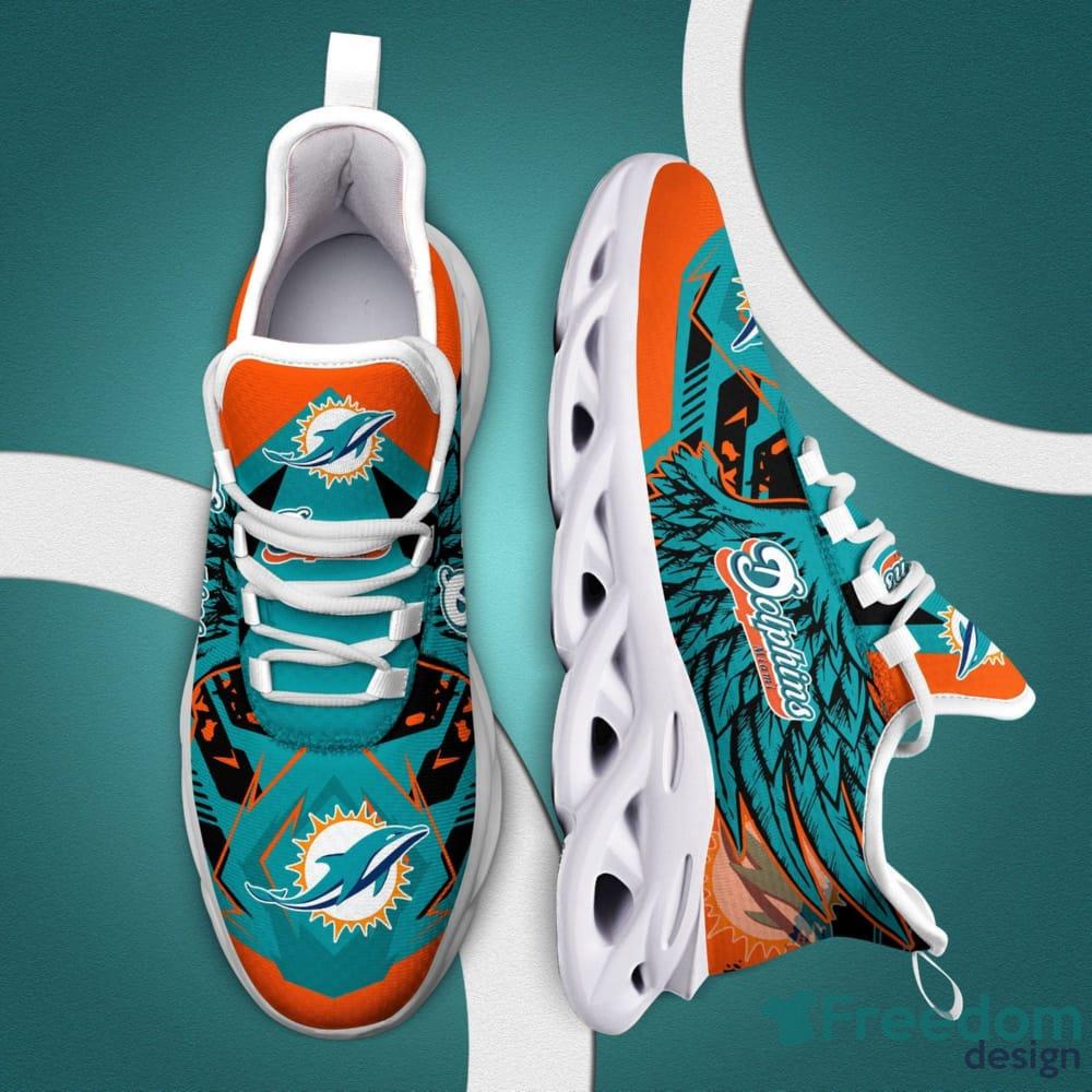 Miami Dolphins Shoes Custom Max Soul Shoes V41 - EvaPurses