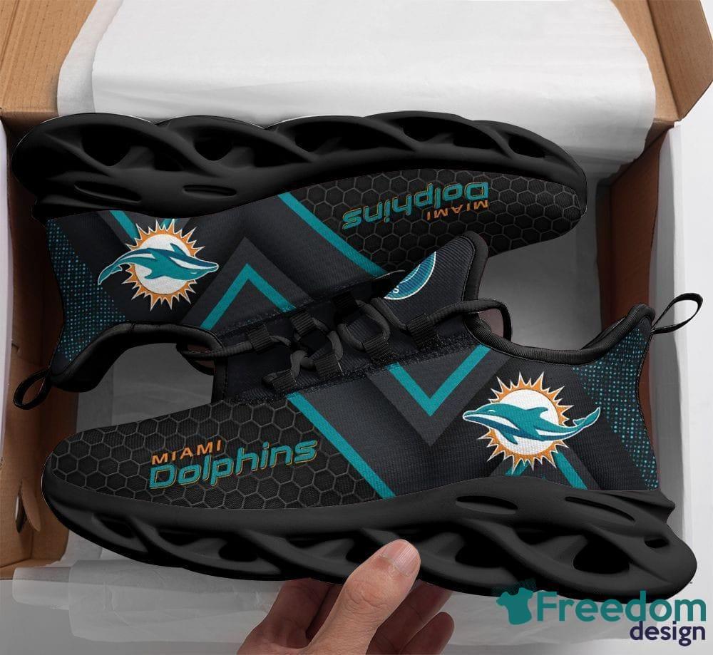 Miami Dolphins Football Team Max Soul Shoes Style Sneakers Gift For Men  Women