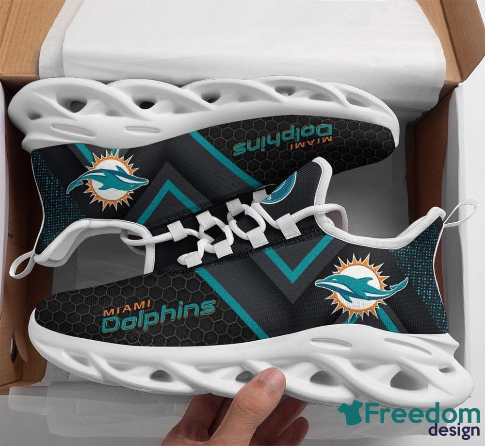 Miami Dolphins Shoes Custom Max Soul Shoes V41 - EvaPurses