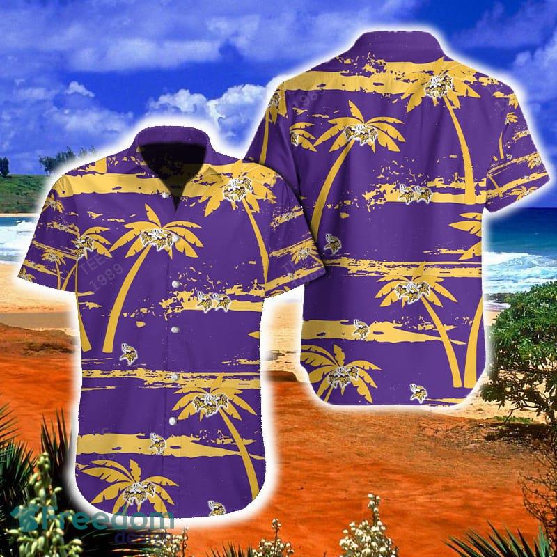 Minnesota Vikings NFL Team Tropical Coconut Hot Summer Button