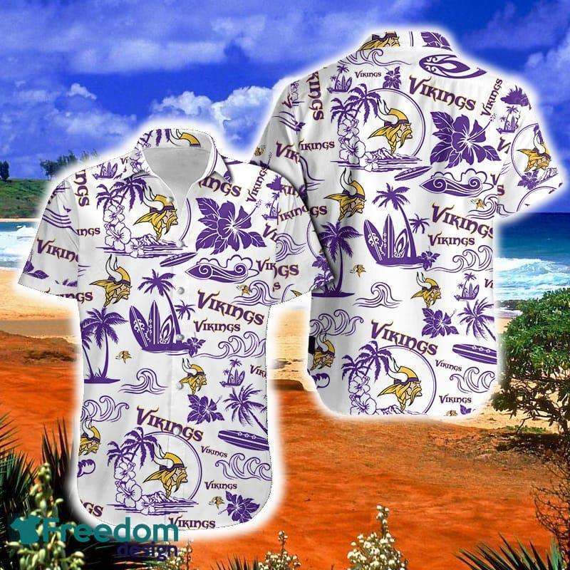 HOT Minnesota Vikings NFL Summer Hawaiian Shirt And Shorts