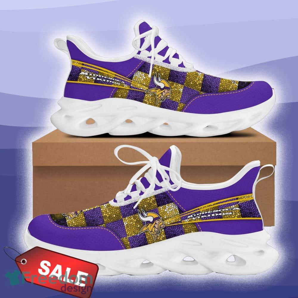 Minnesota Vikings NFL Custom Name Air Jordan 11 Sneakers Shoes For Fans