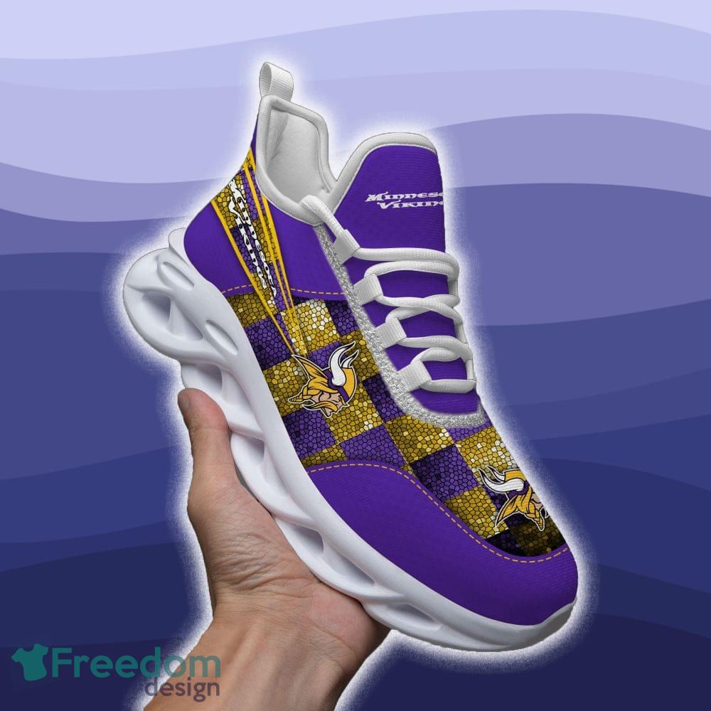 Minnesota Vikings Camo Camouflage Design Running Sneaker Max Soul Shoes  Gift For Men And Women - Freedomdesign