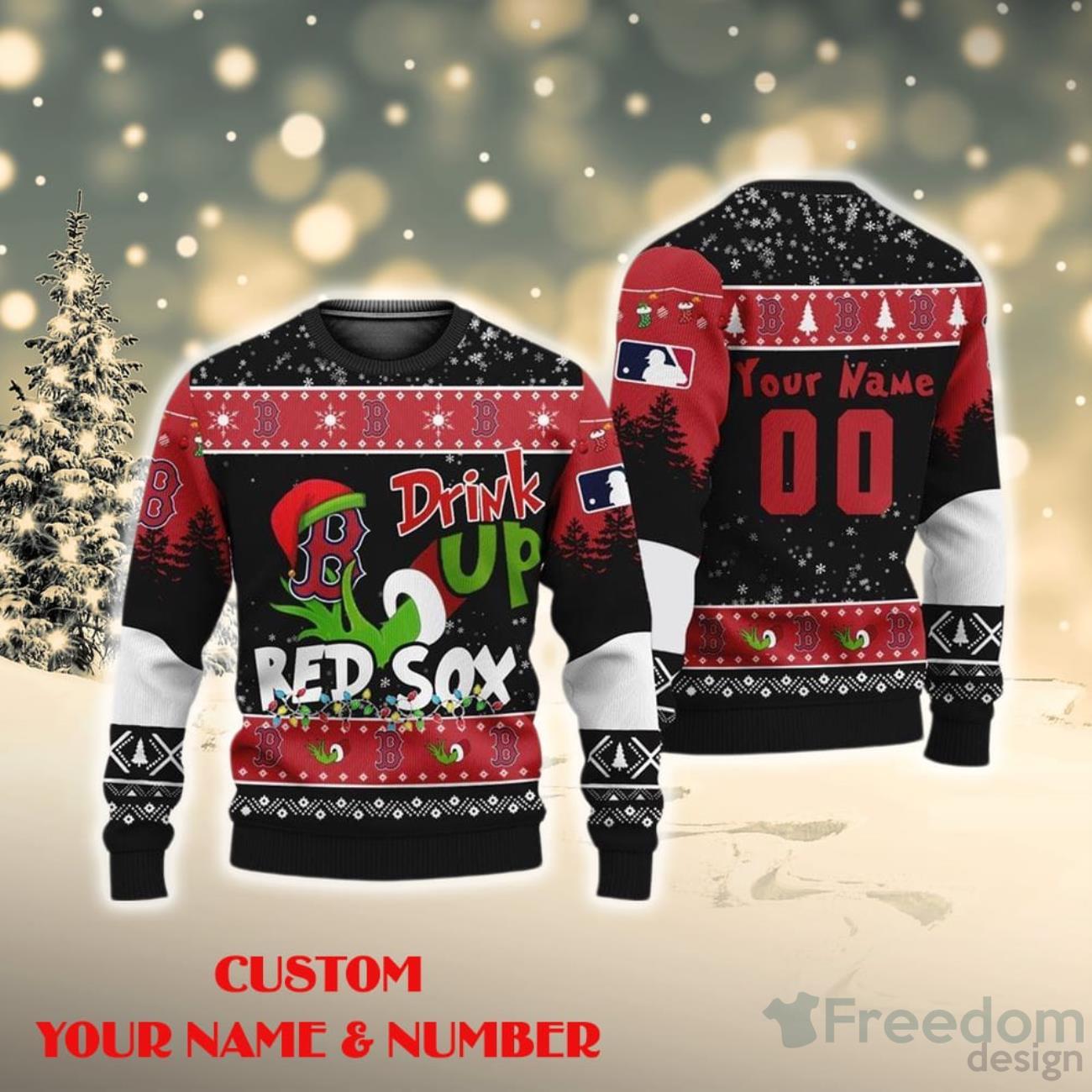 Boston Red Sox Logo Cute Christmas Gift Ugly Christmas Sweater For