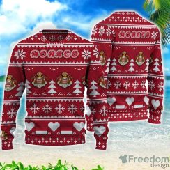 Monaco Christmas All Over Printed 3D Sweater Christmas Gift