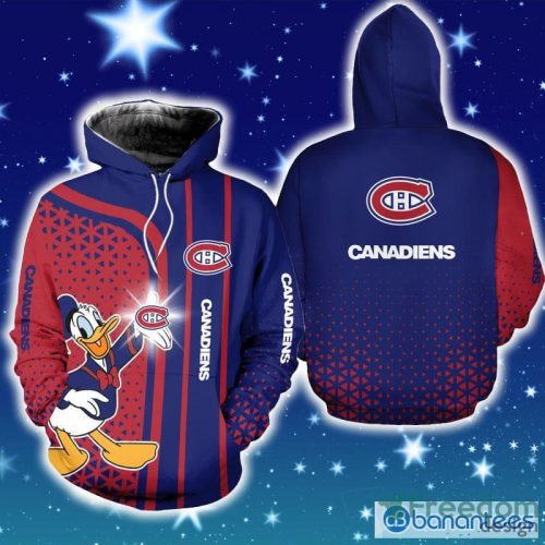 Montreal Canadiens Donald Hoodie Zip Hoodie Christmas Fans All Over Printed Gift For Men And Women - Montreal Canadiens Donald Hoodie Zip Hoodie Christmas Fans All Over Printed Gift For Men And Women