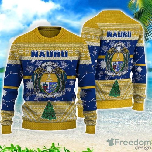 Nauru Christmas All Over Printed 3D Sweater Christmas Gift