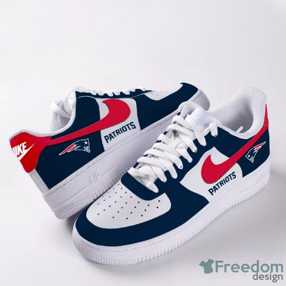 HOT New England Patriots shoes Custom Air Force Sneakers for fans