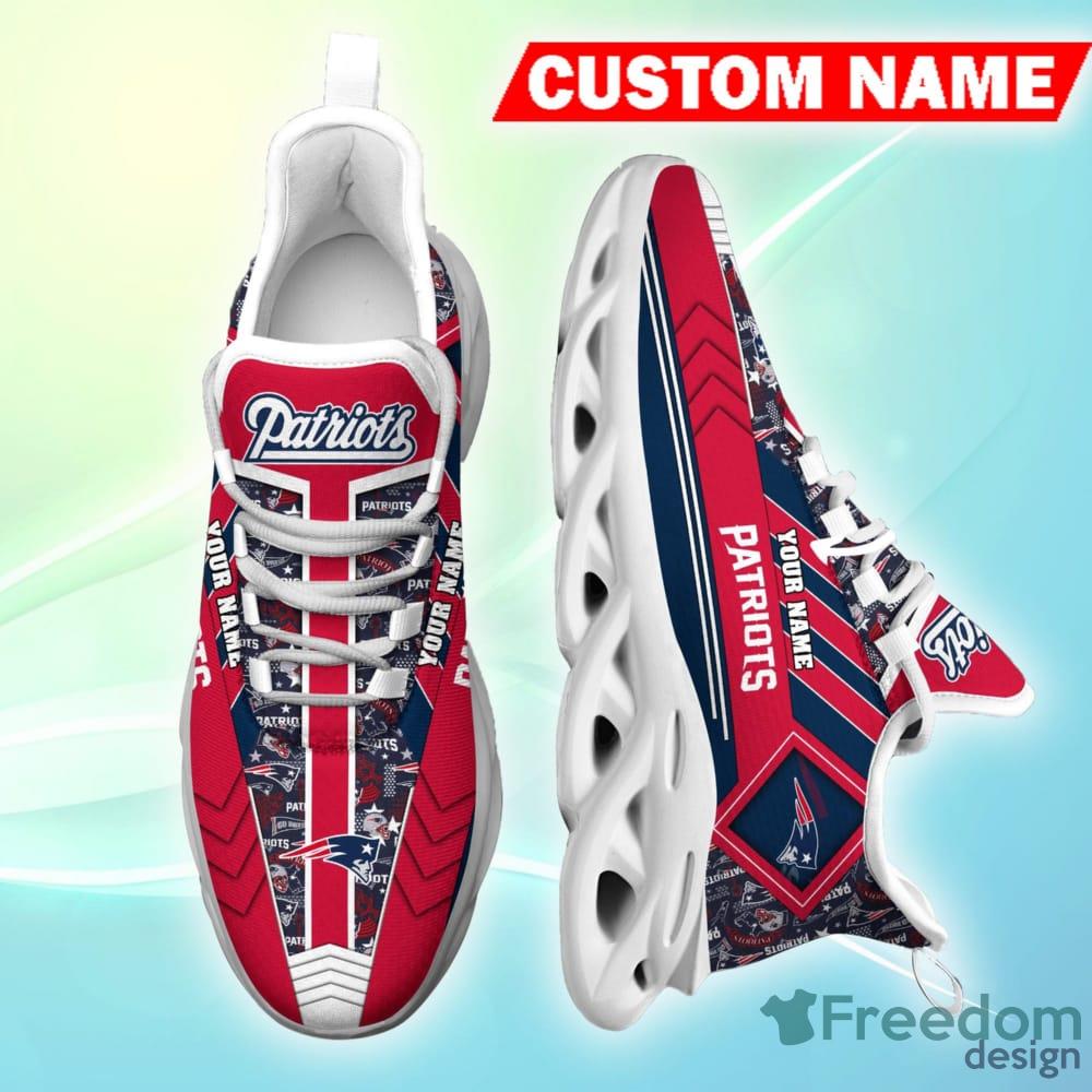 New England Patriots Personalized Name Clunky Sneakers Special Gifts For  Fans