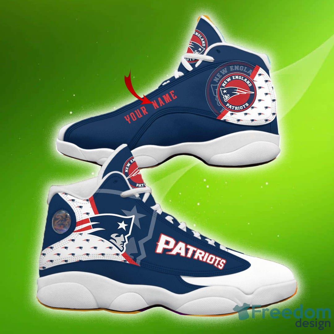 Customized Name New England Patriots Jordan 13 Personalized Shoes Release -  Freedomdesign