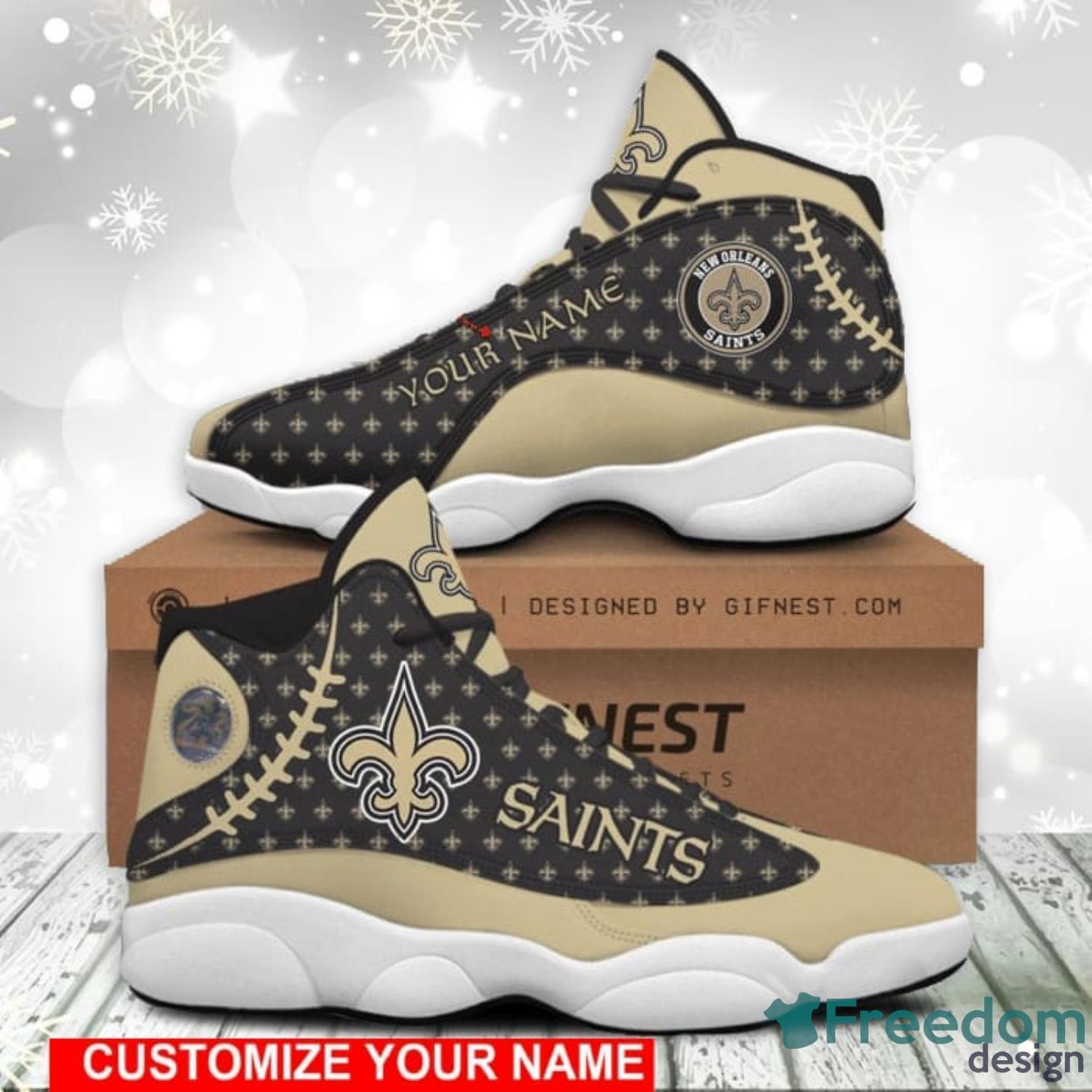 New Orleans Saints Sport Team Air Jordan 13 Shoes For Men And