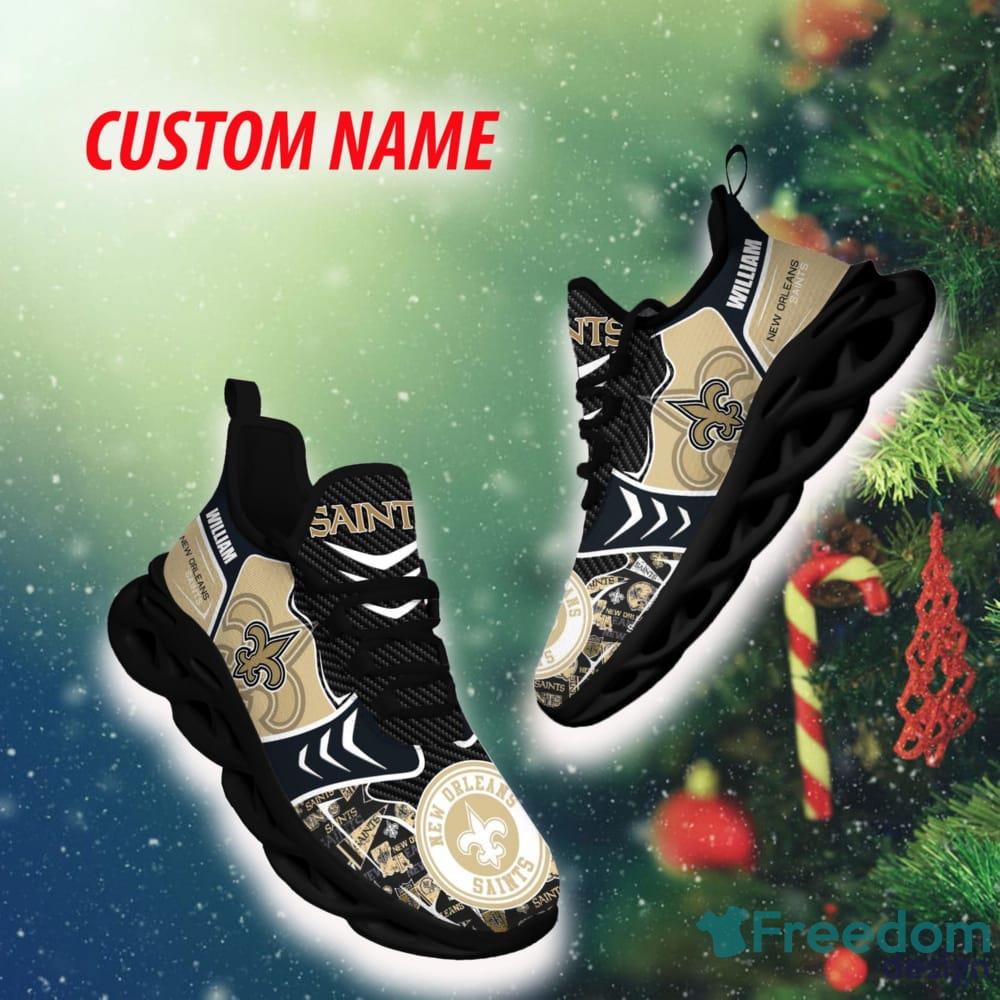 Personalized New Orleans Saints Custom Name And Number Ugly Christmas  Sweater 3D Gift For Men And Women