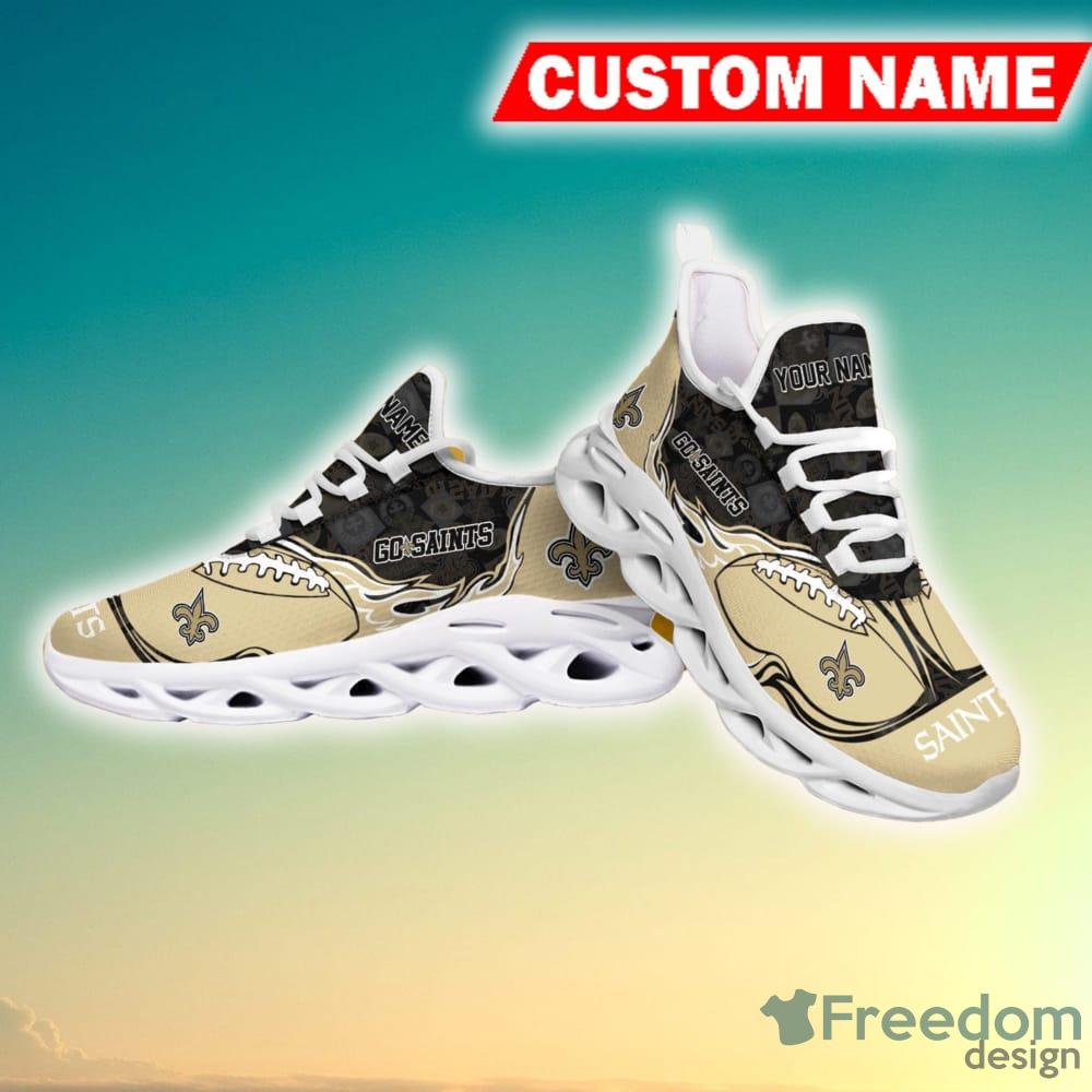 New Orleans Saints NFL Custom Name Max Soul Shoes Impressive Gift For Men  Women Fans - Freedomdesign