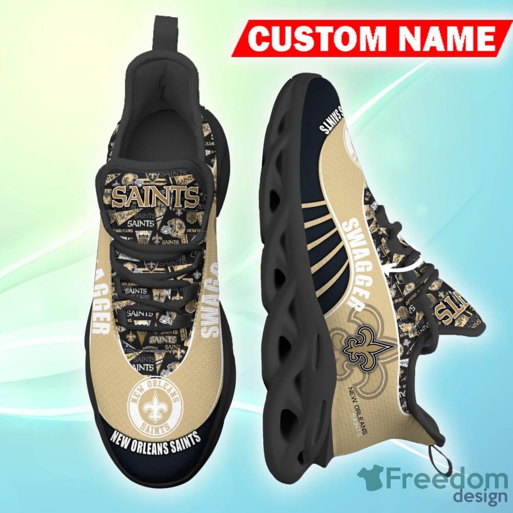 New Orleans Saints NFL Max Sou Sneakers Running Shoes - Freedomdesign