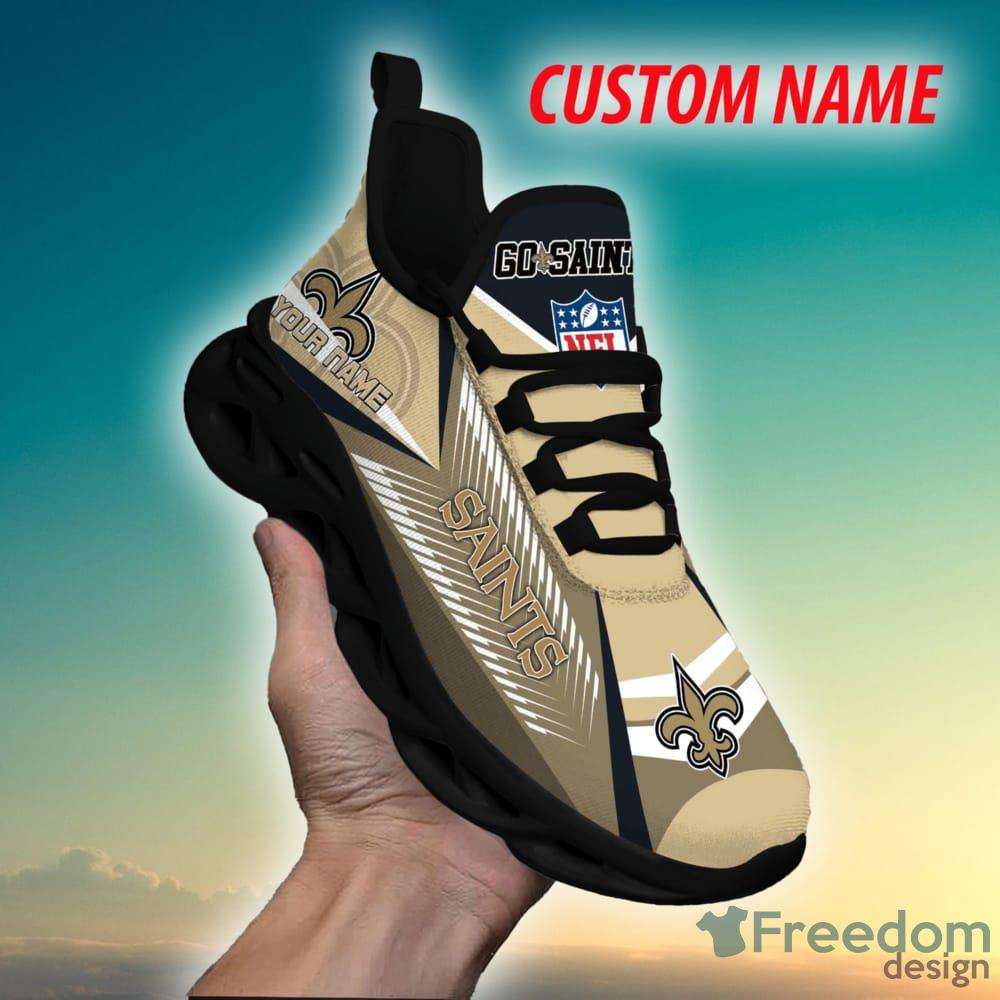 New Orleans Saints Custom Personalized Max Soul Sneakers Running Sport –  FAMILY GIFTS