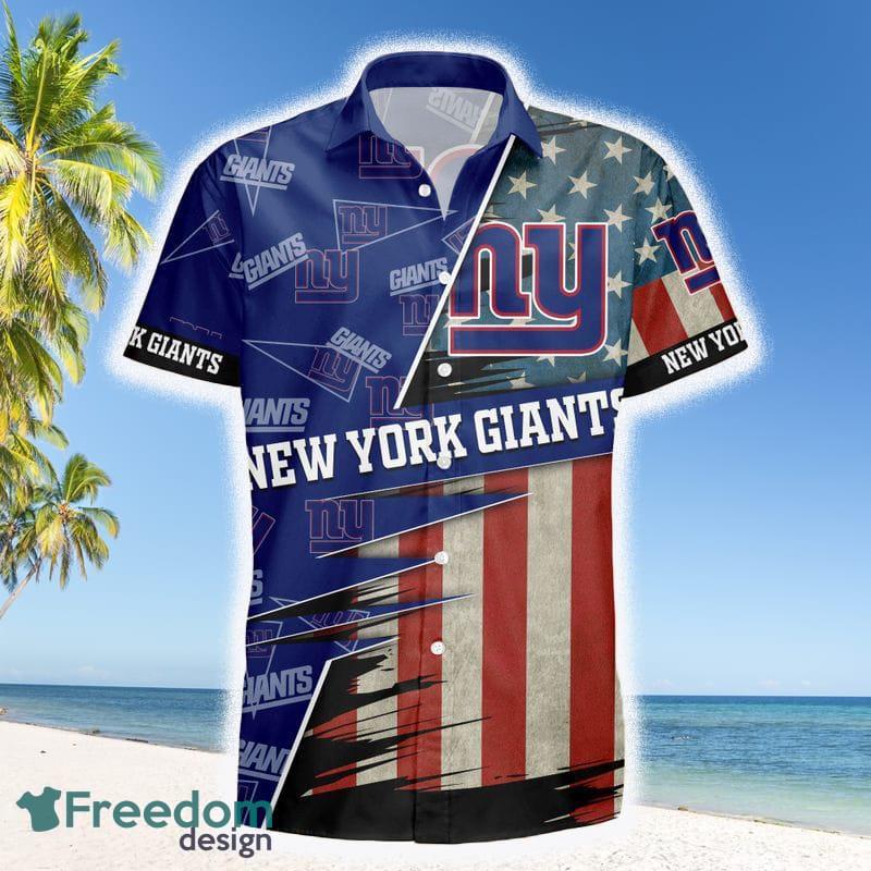 New York Giants American 3D All Over Print Flag Hawaiian Shirt For Men And  Women Gift Beach Holiday - Limotees