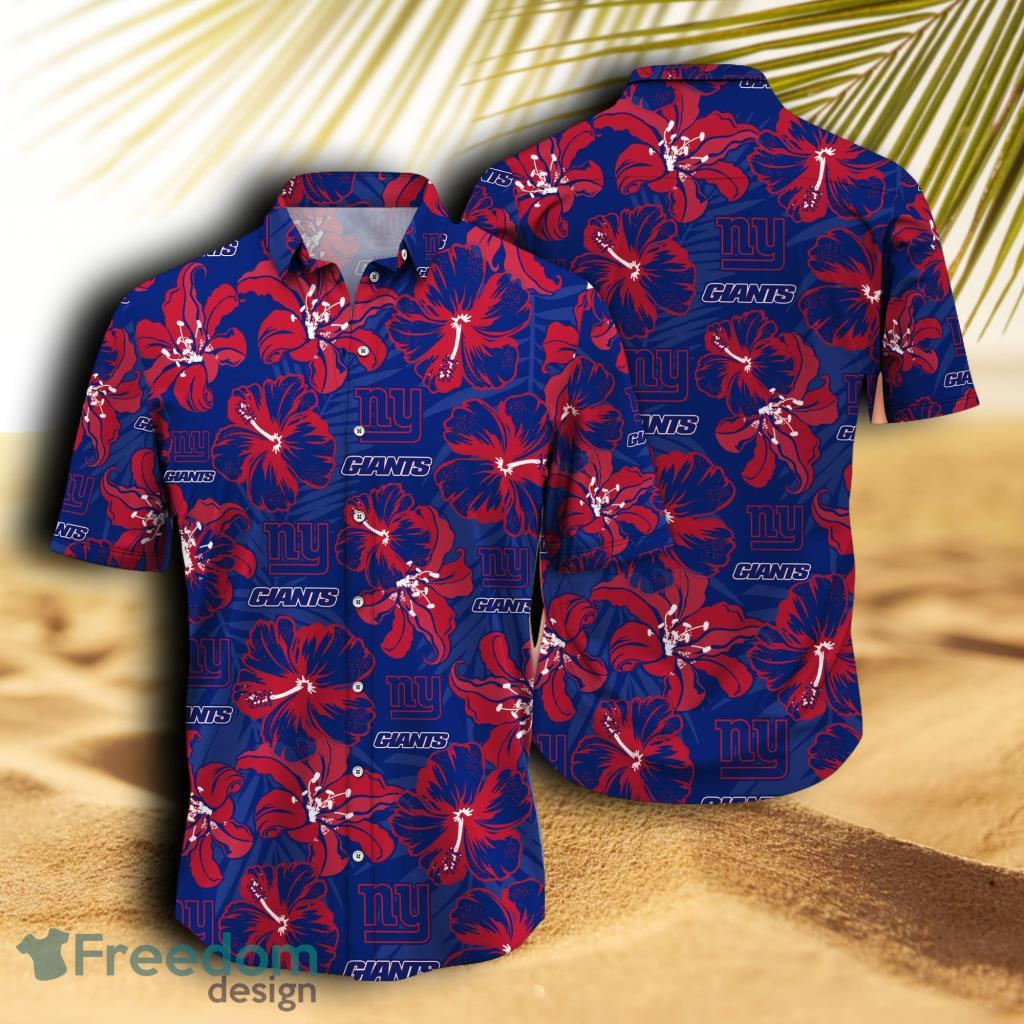 New York Giants NFL Aloha Hawaiian Shirt For Big Fans - Freedomdesign
