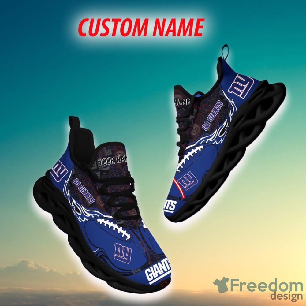 Personalize NFL New York Giants Baby Yoda Max Soul Sneakers