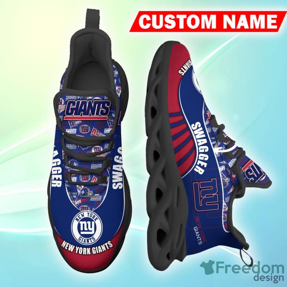 Personalize NFL New York Giants Baby Yoda Max Soul Sneakers