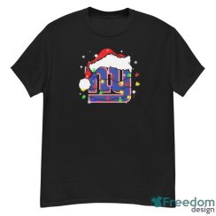 New York Giants Santa Hat Christmas Light Shirt Christmas Gift