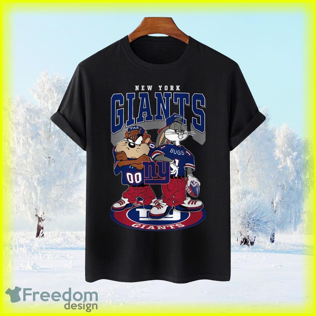 NFL Team Apparel Youth New York Giants Dynamic Duo Grey Pullover Hoodie