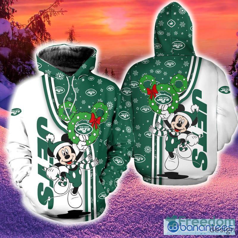 New York Jets Dog Family Holiday Ugly Sweater, Size: L