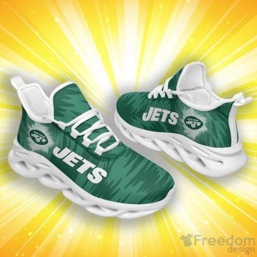 New York Jets Zebra Print Exclusive Max Soul Shoes Product Photo 1