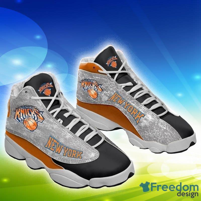 NBA New York Knicks Air Jordan 13 Custom Name Shoes - Freedomdesign