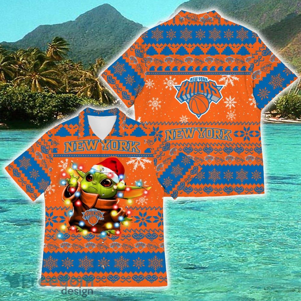 New York Knicks Baby Yoda National Basketball Hawaiian Shirt Association -  Trendy Aloha