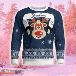 New York Yankees Funny Ugly Christmas Sweater Gift For Men And Women Gift Holidays - New York Yankees Funny Christmas Sweatshirt_2
