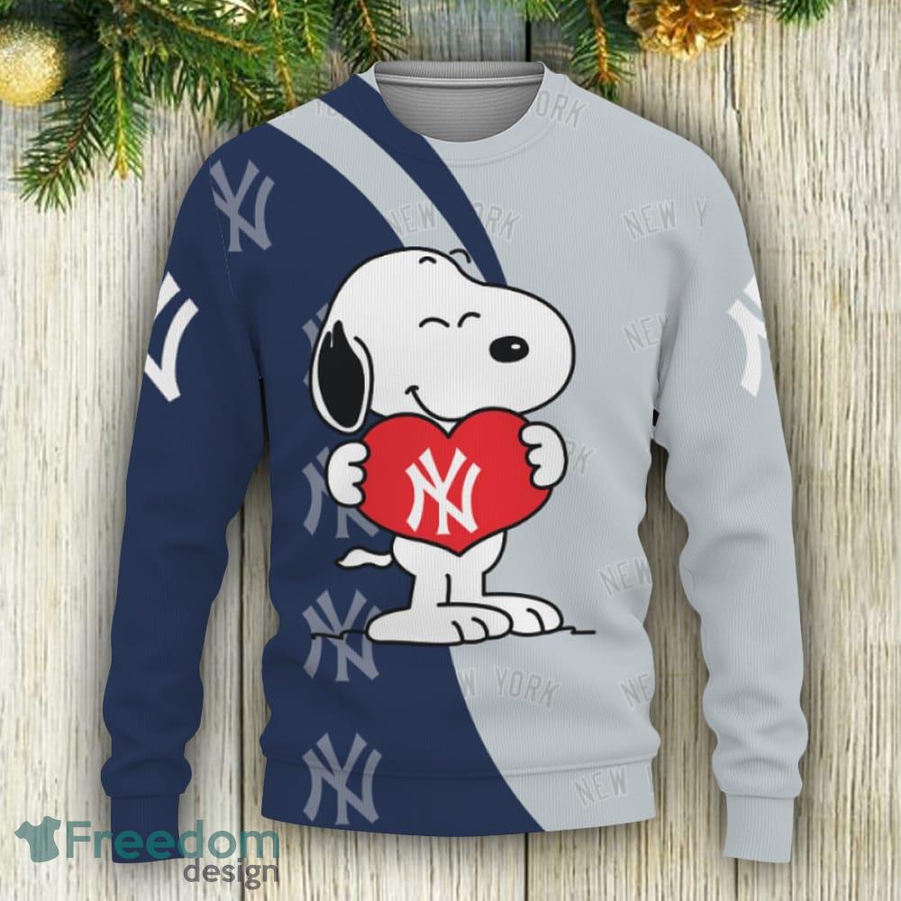 New York Yankees Snoopy Lover Ugly Christmas Sweater