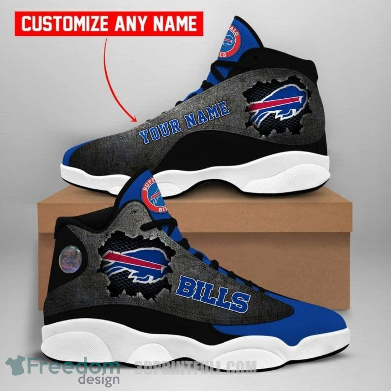 Nfl Buffalo Bills Limited Edition Air Jordan 13 For Fans Sneakers