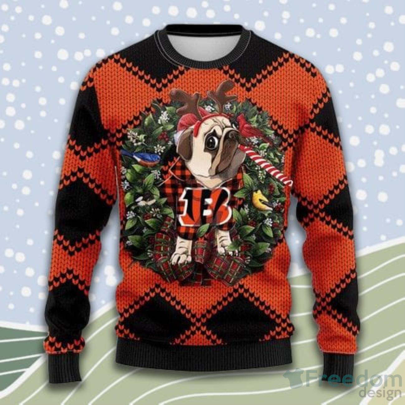 Cleveland Indians Pub Dog Christmas Ugly Sweater - Shibtee Clothing