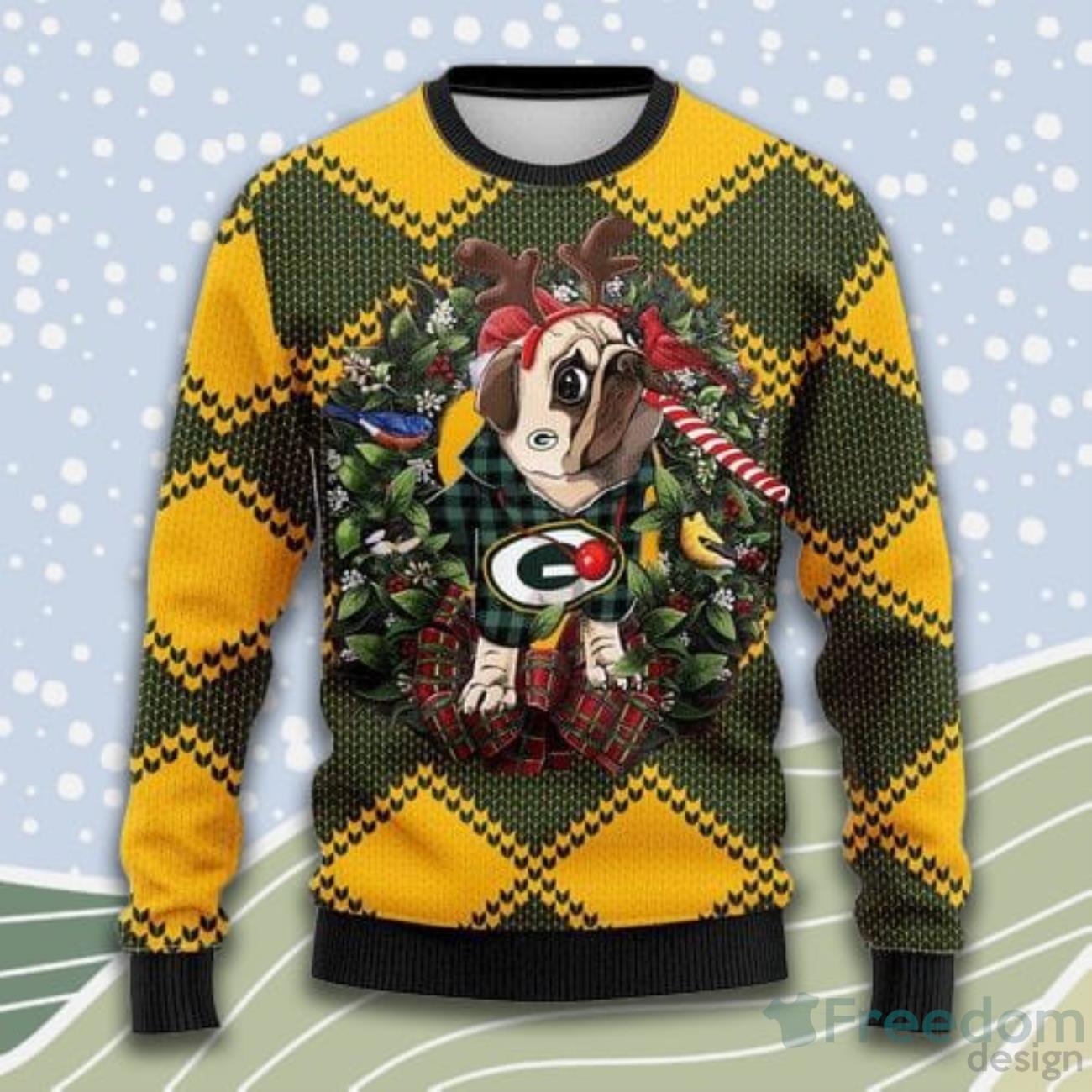 Ugly Christmas Sweater NFL Houston Texans Texas Patches Football Xmas Crew Neck - S