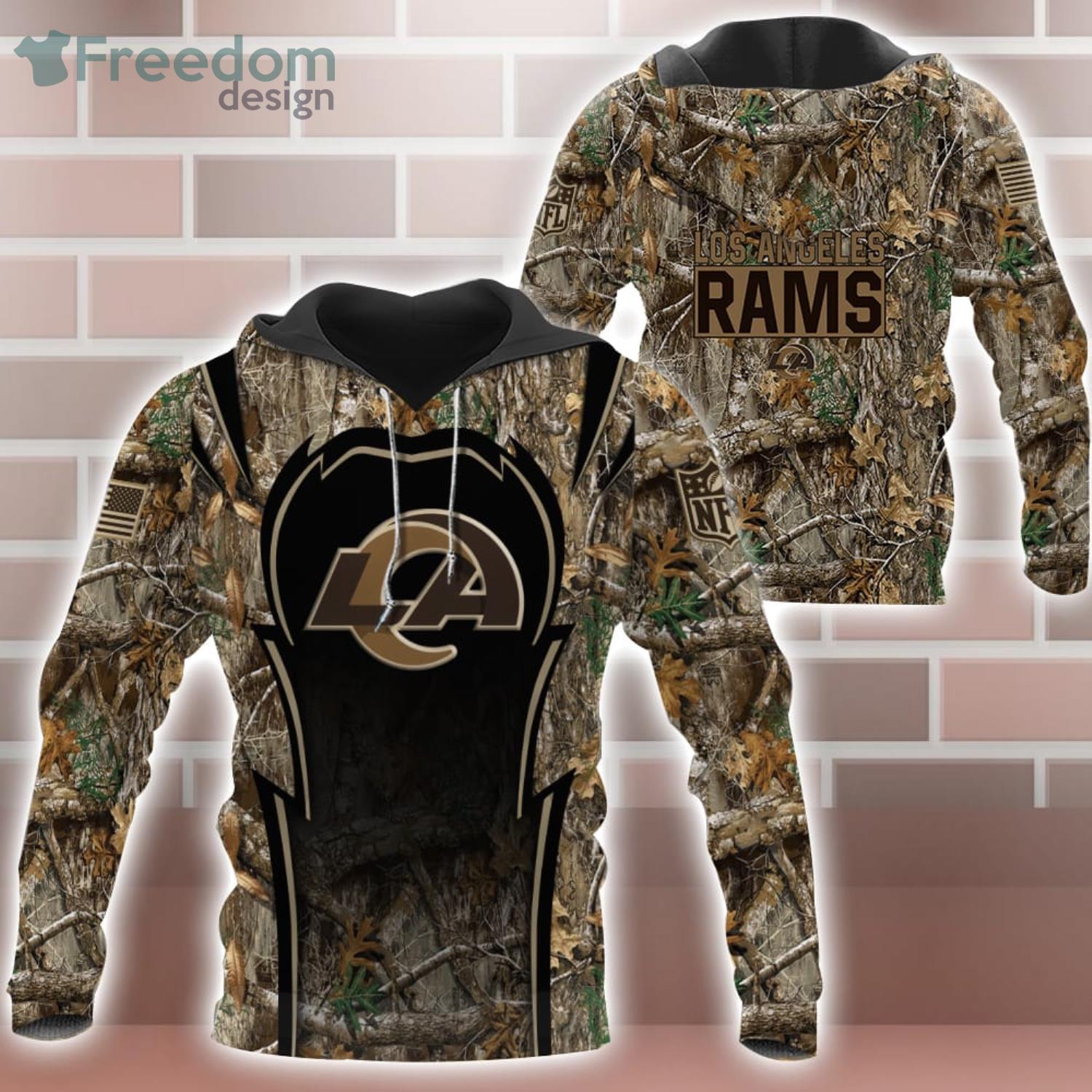 NFL Los Angeles Rams Hoodie 3D Gifts For Veterans Day