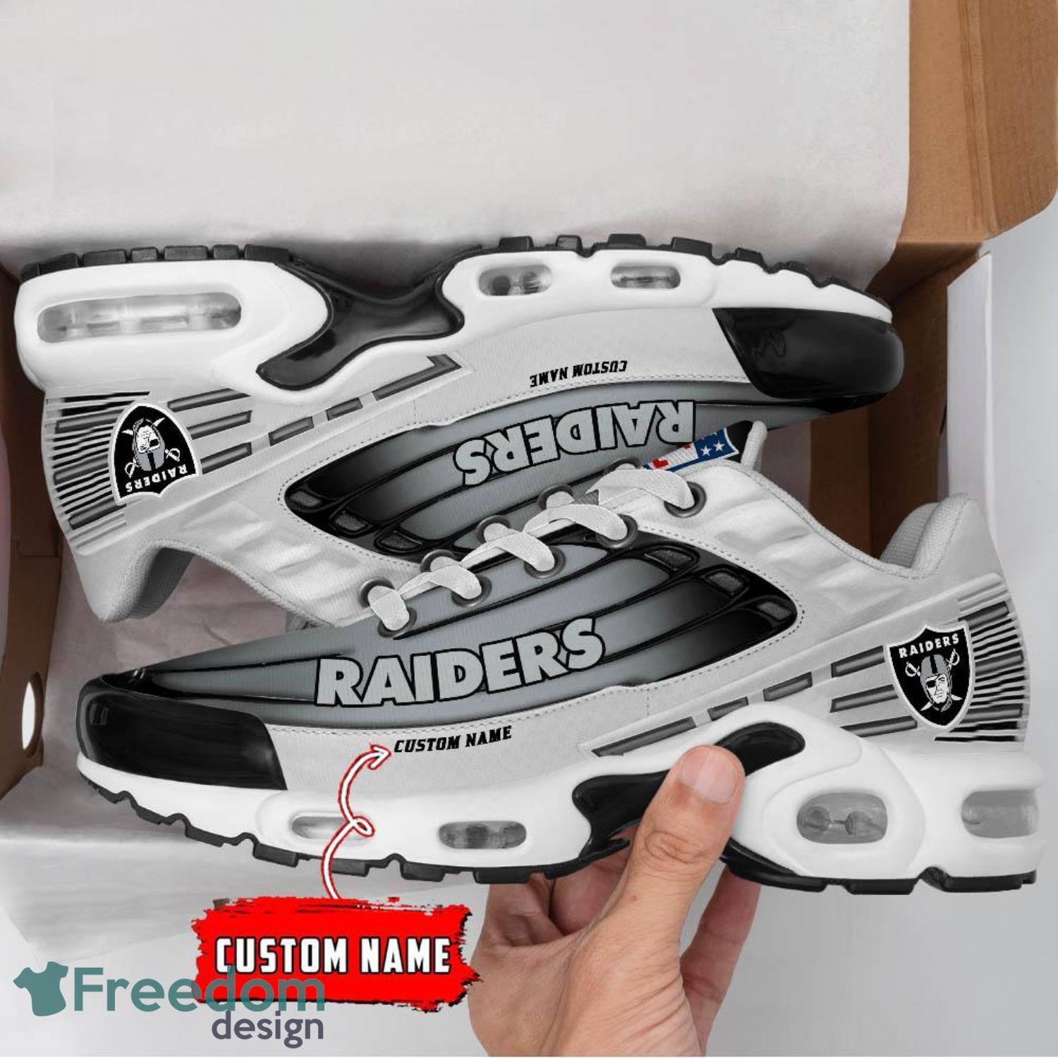 Las Vegas Raiders Air Force 1 Custom  Oakland raiders shoes, Raiders, Nfl  shoes