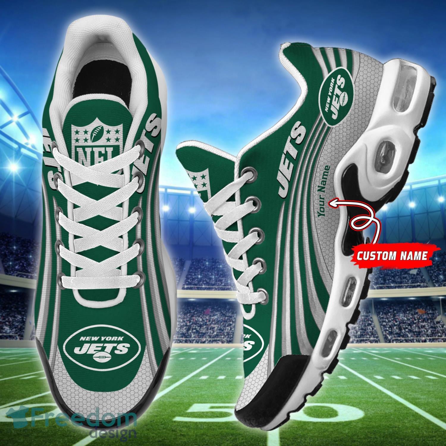 New York Jets NFL Ball Air Force Shoes Gift For Fans