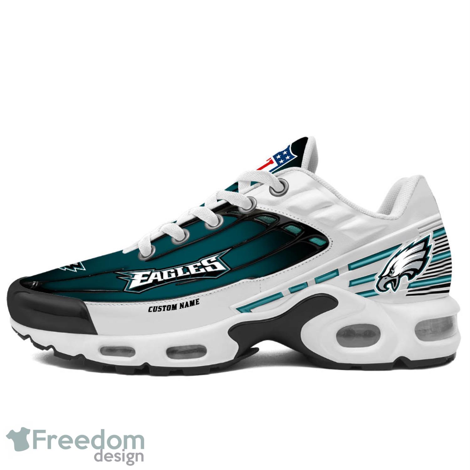 Philadelphia Eagles NFL Air Cushion Shoes Custom Name Men Women