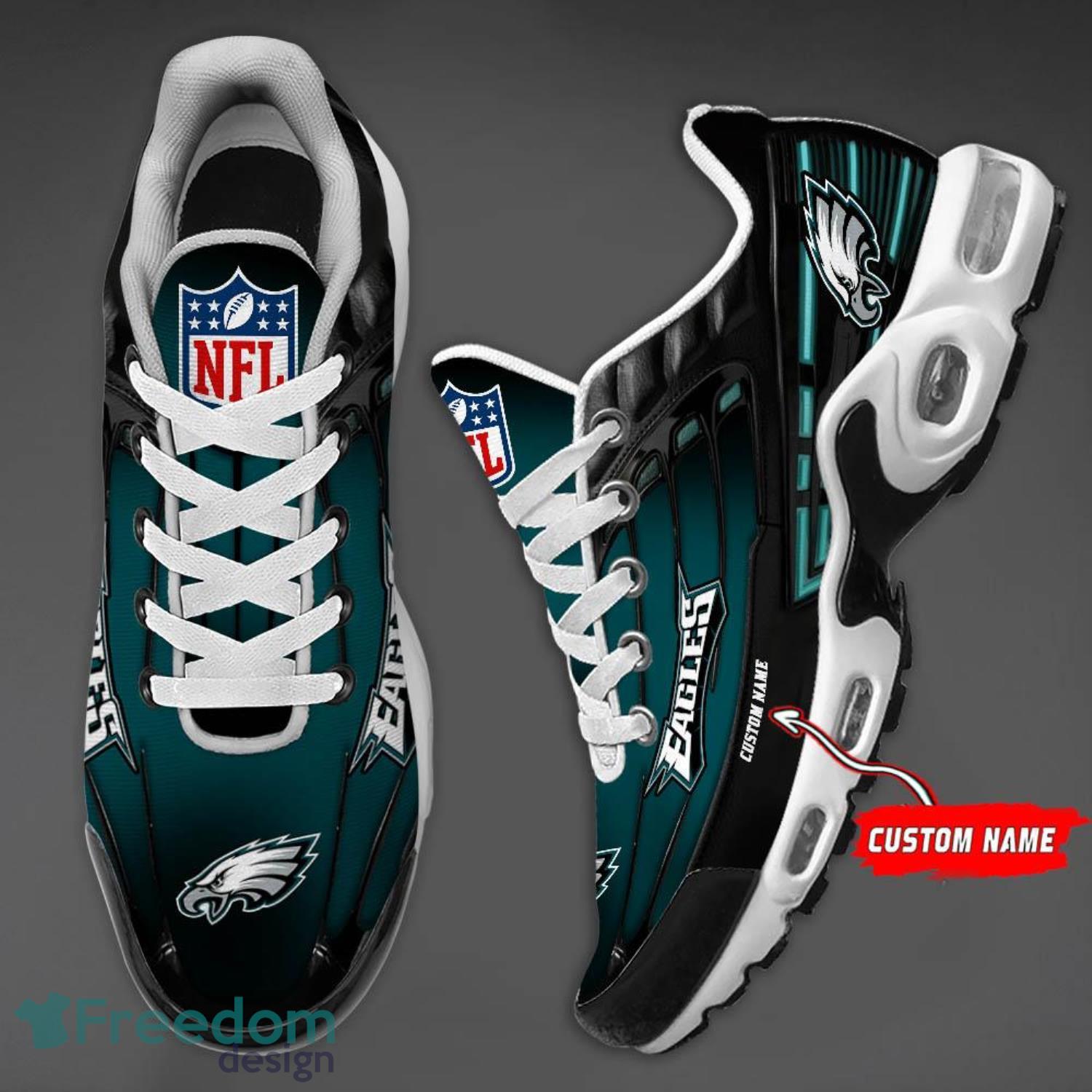 NFL Philadelphia Eagles Air Cushion Sports Shoes Custom Name