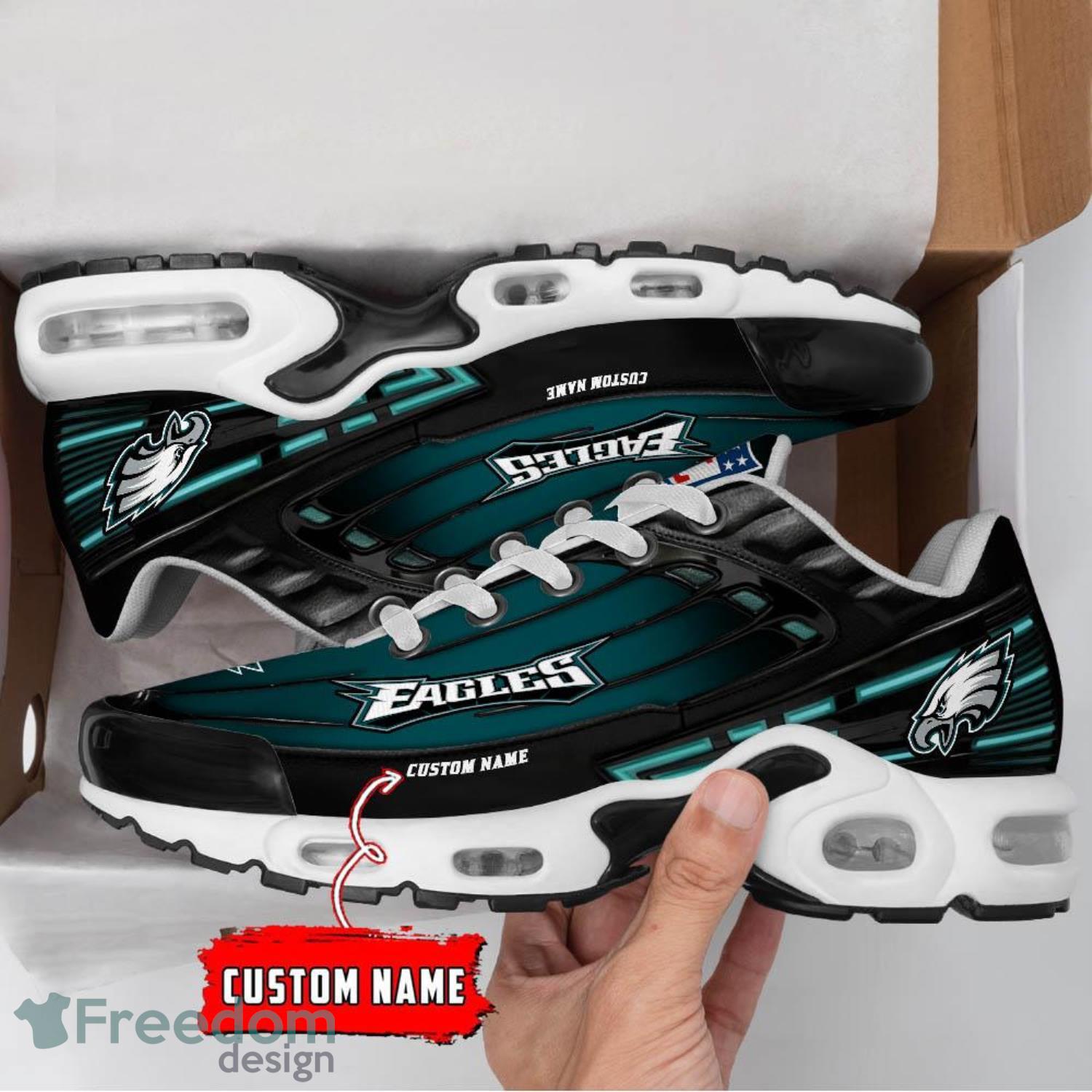 NFL Philadelphia Eagles Air Cushion Sports Shoes Custom Name