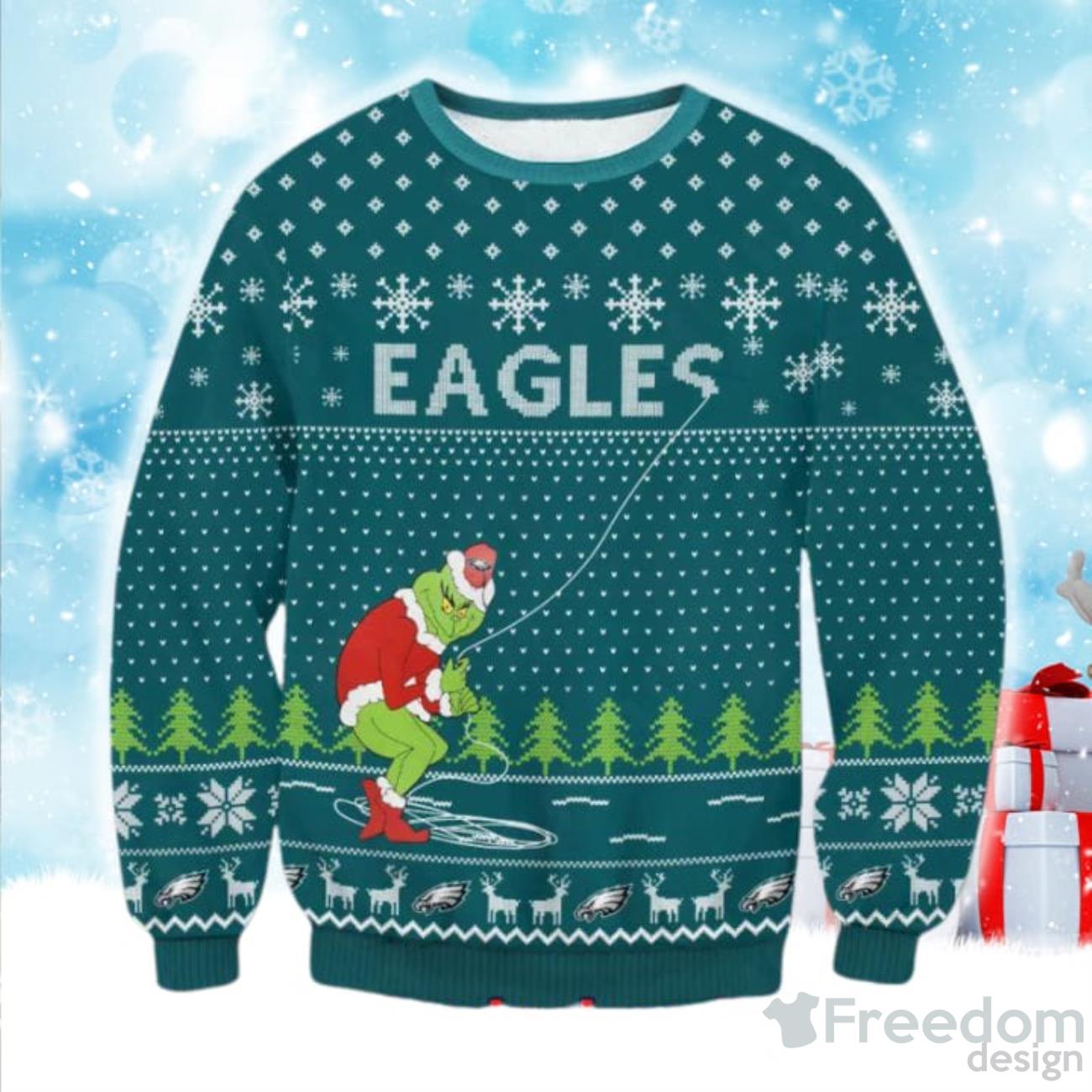 Philadelphia Eagles Dear Santa Light Up Sweater  Dear santa, Christmas  sweater party, Sign display