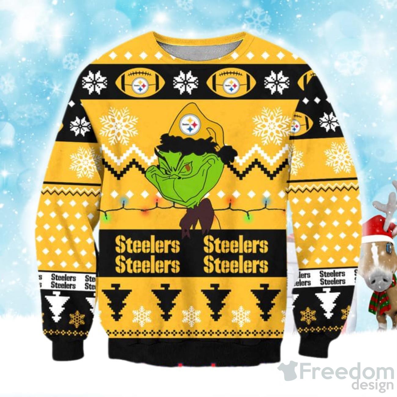 NFL Pittsburgh Steelers Snoopy And Friends Christmas Tree Christmas Ugly  Sweater - The Clothes You'll Ever Need