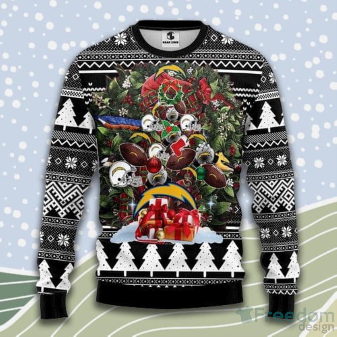 NFL San Francisco Giants Skull Flower Ugly Christmas Ugly Sweater –