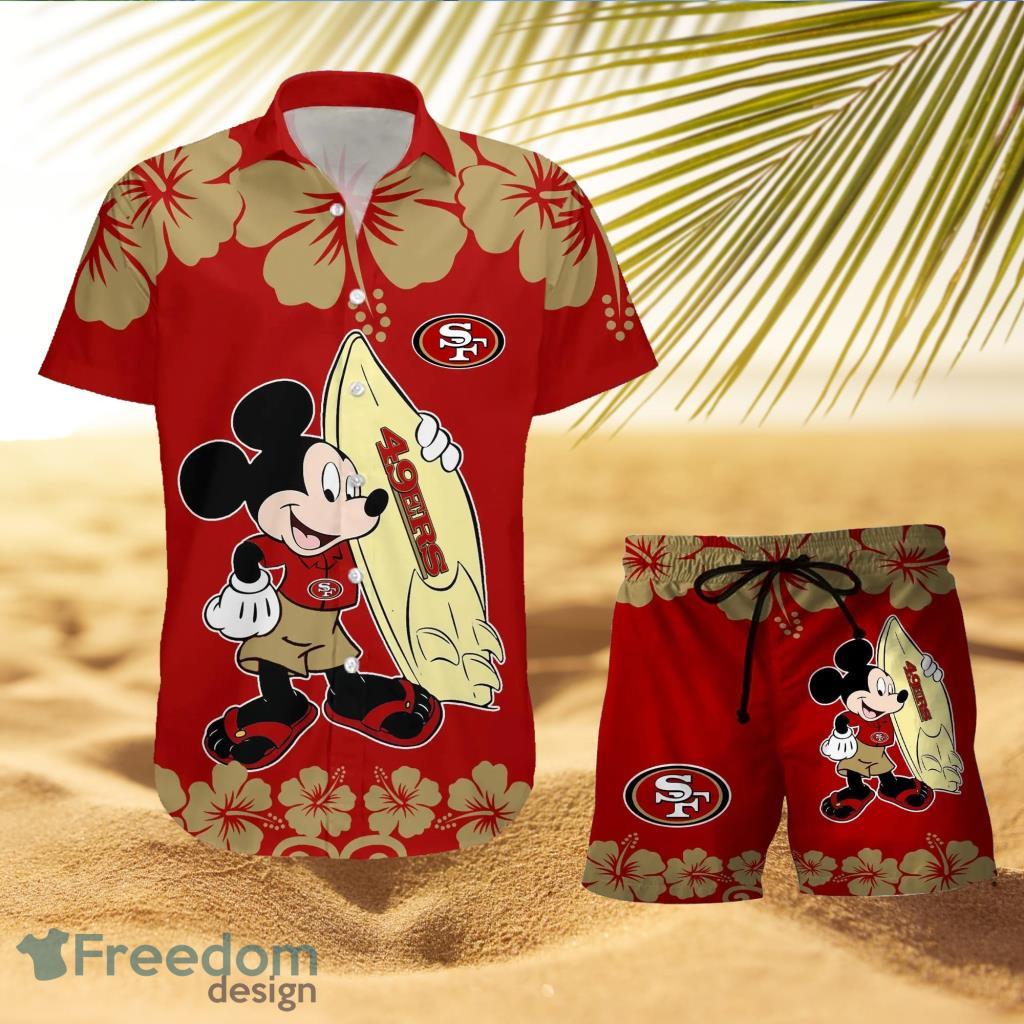 San Francisco 49ers - San Francisco Giants Combo Hawaiian Shirt And Shorts