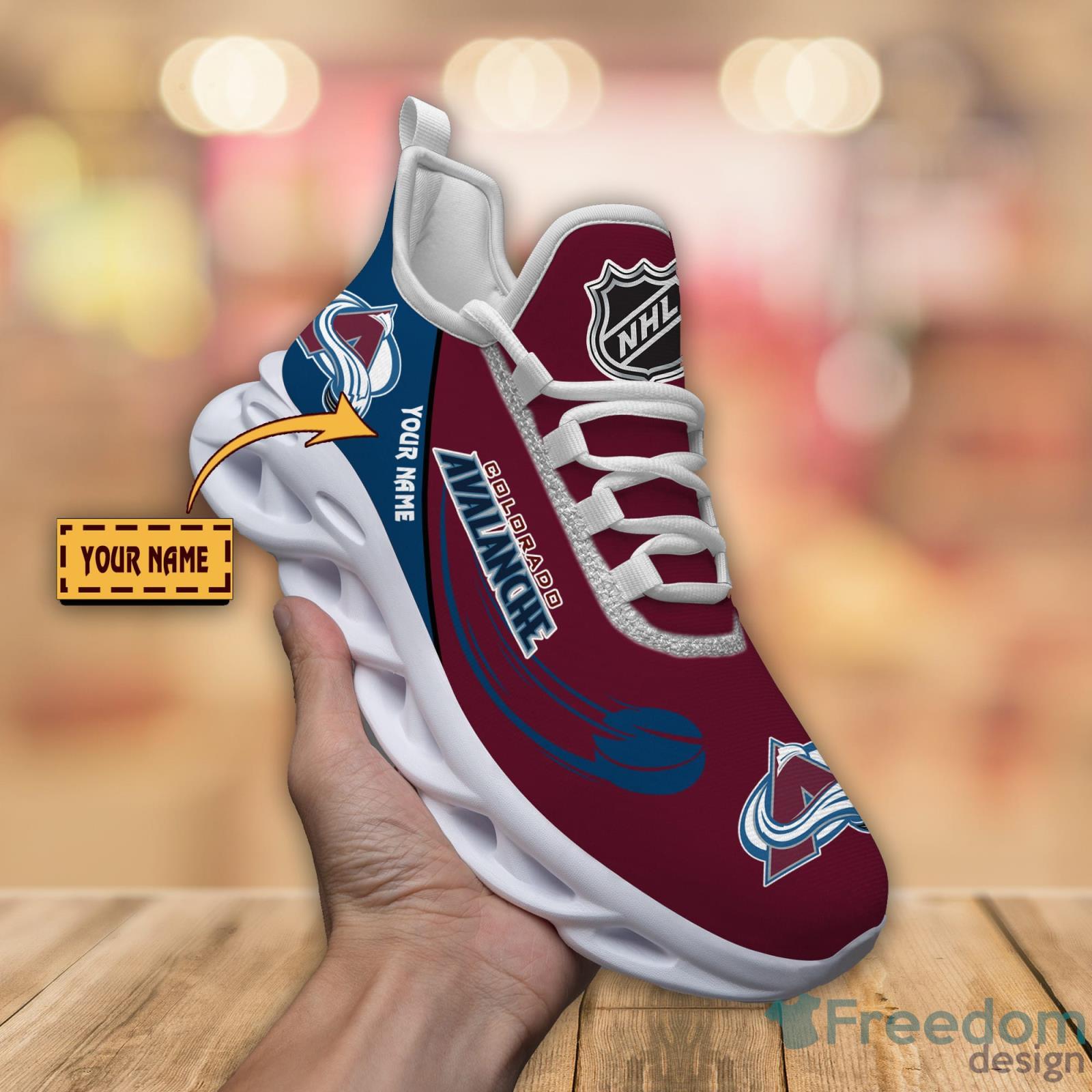 Colorado Avalanche Personalized Name NHL New Luxury Max Soul Shoes Best  Gift For Fans