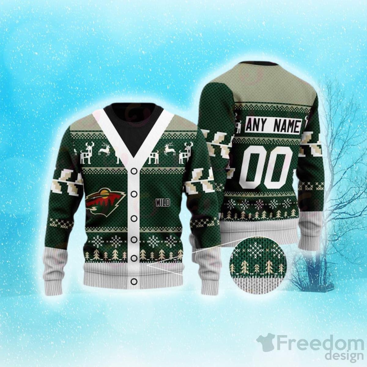 Nhl Minnesota Wild 3D Hockey Jersey Personalized Name Number