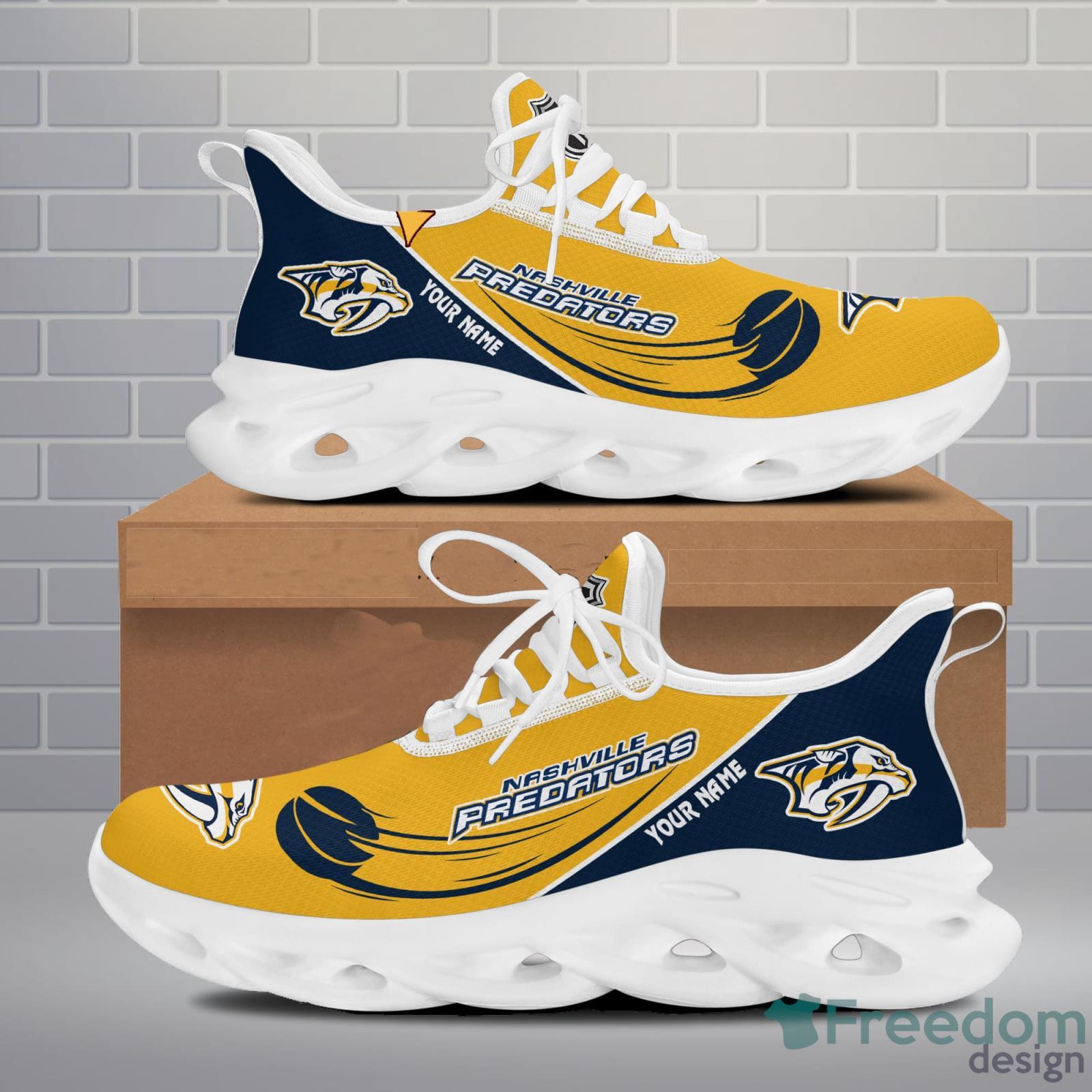 Colorado Hockey Avalanche Max Soul Sneakers Running Sport Shoes Custom Name  - Freedomdesign