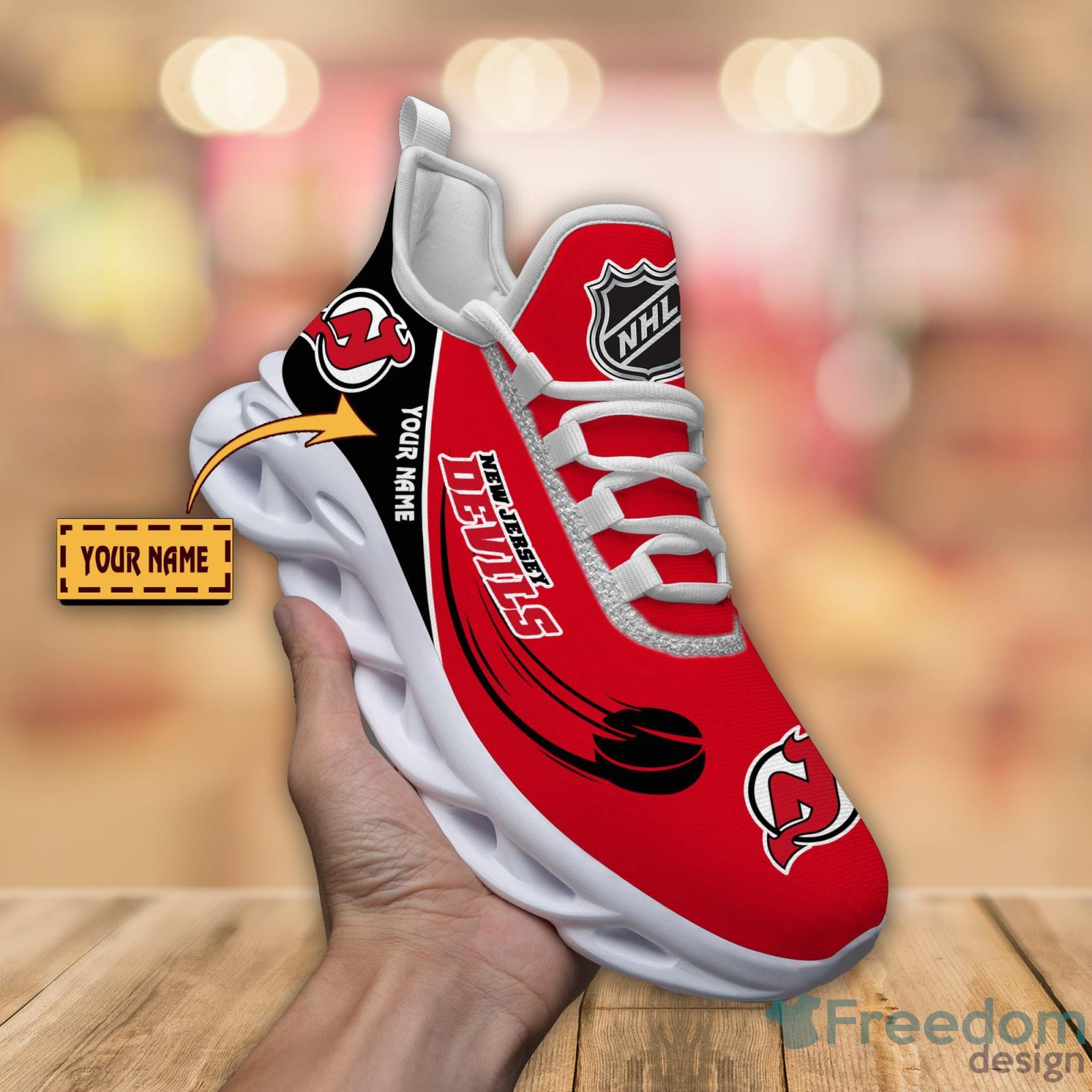 NHL New Jersey Devils Max Soul Shoes Personalized Name Sport