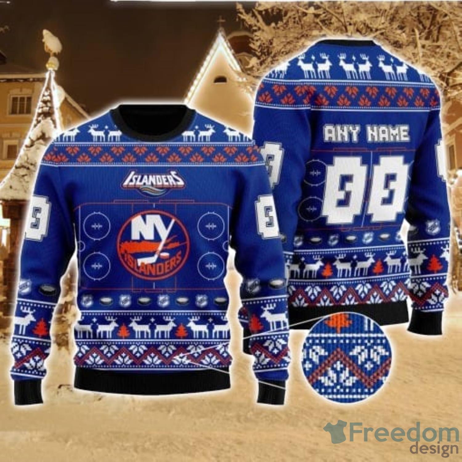 New York Islanders Hohoho Mickey Christmas Ugly Sweater –